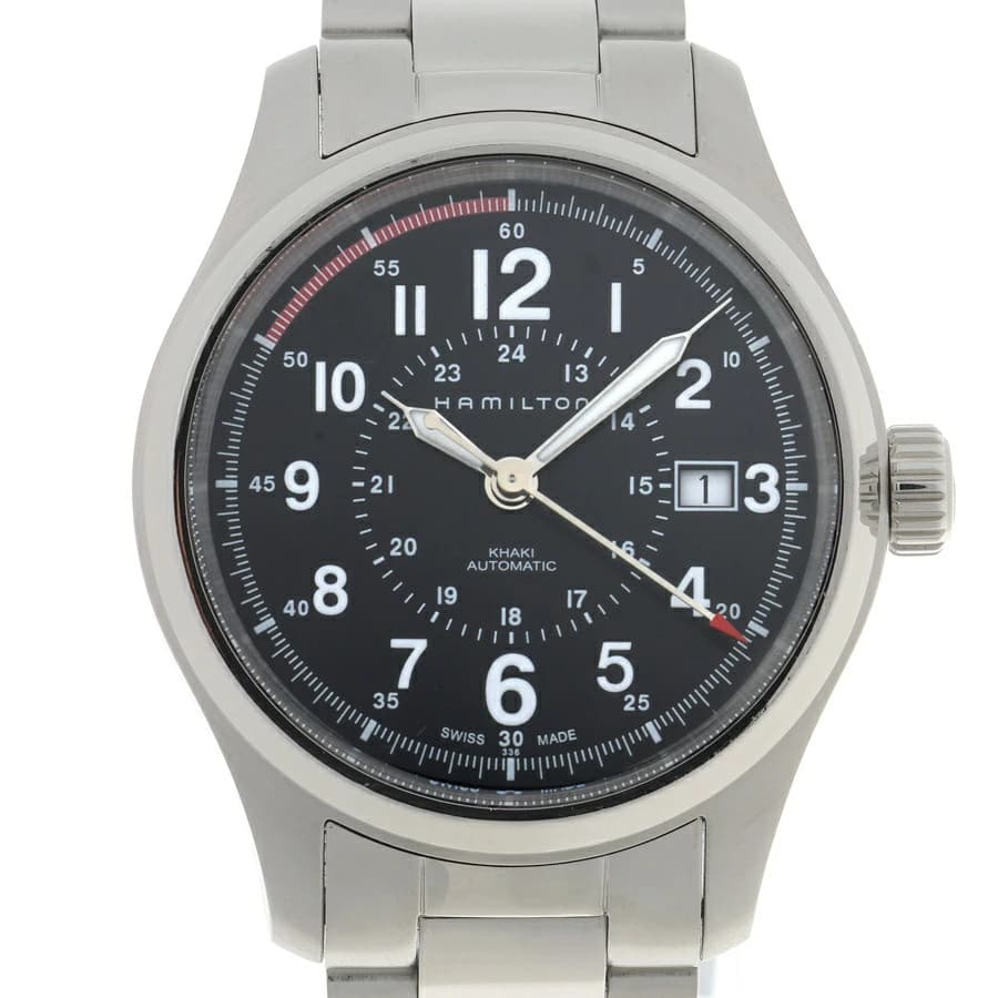 HAMILTON Khaki H70595133 Used Watch Mechanical (Automatic) Black Digital