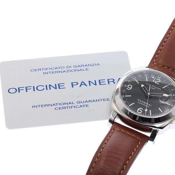 OFFICINE PANERAI LUMINOR GMT PAM00063 44mm SS Black #C17906
