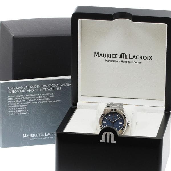 MAURICE LACROIX AIKON AI6007-SS002-430-1 39mm SS Blue #C21233