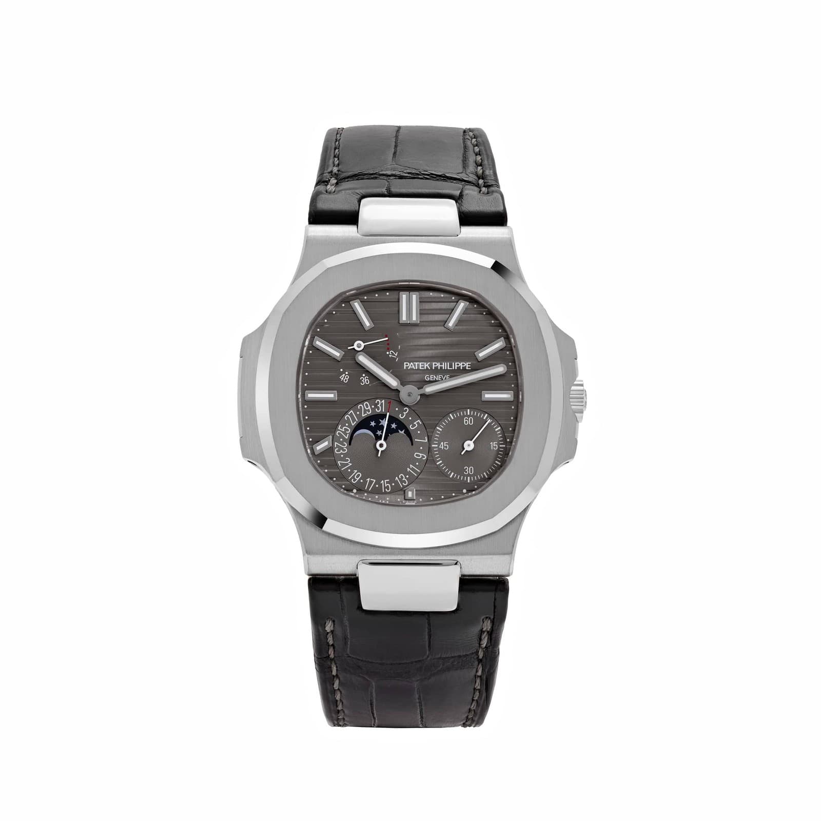 Patek Philippe Nautilus 5712G-001 White Gold Grey Dial Moon Phases (2010)