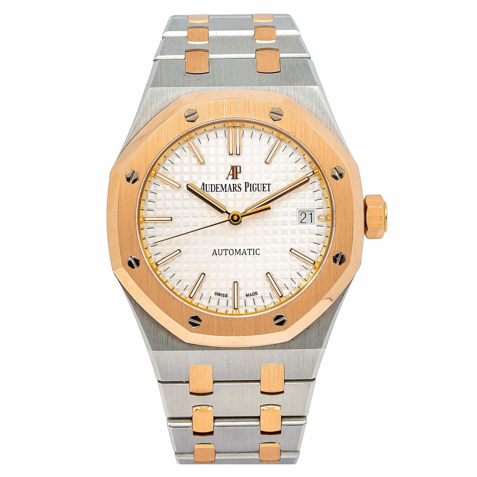 Audemars Piguet Royal Oak 15450SR 37mm Steel & Rose Gold Two-Tone Watch