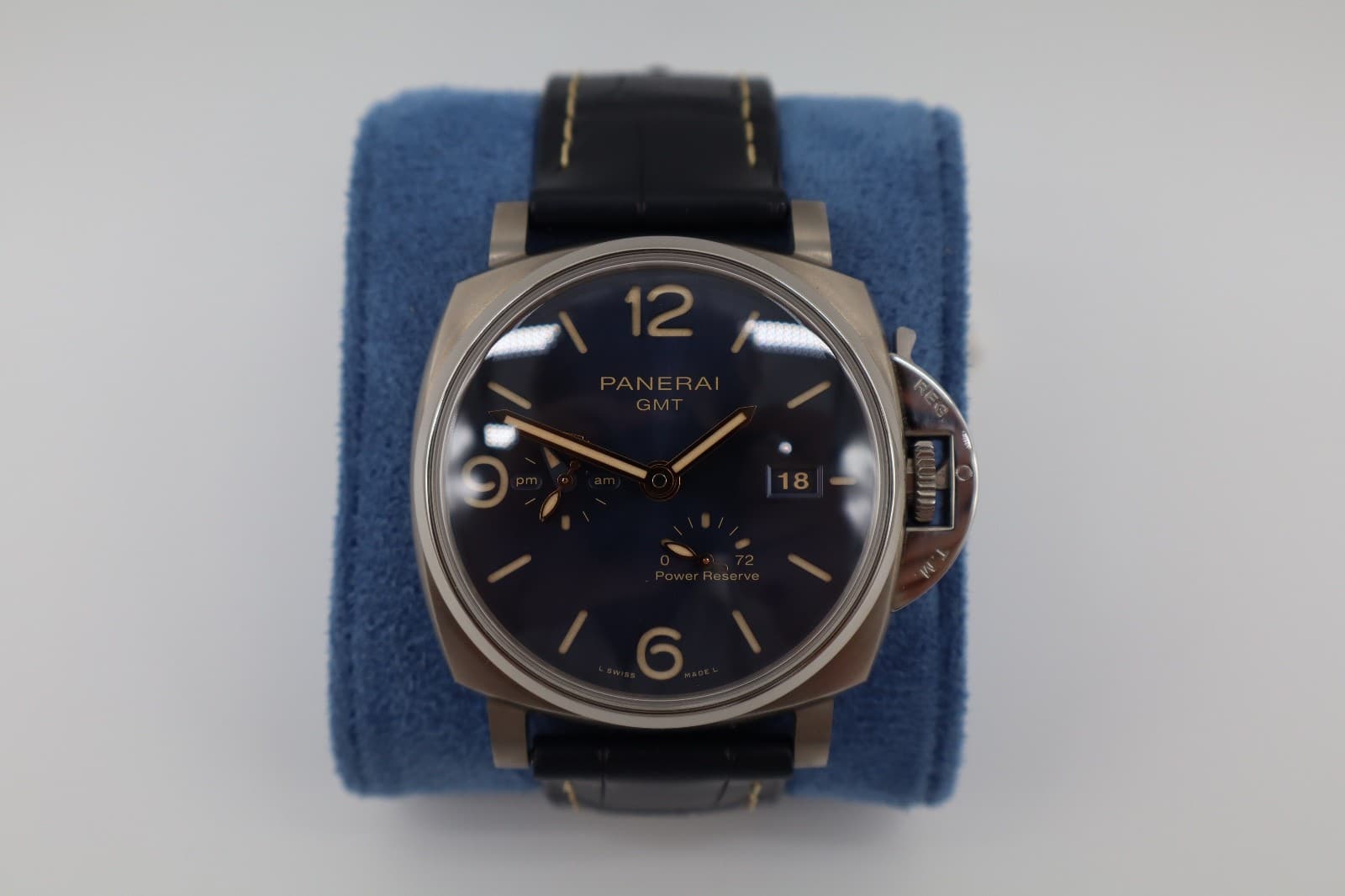 Panerai Luminor Due GMT PAM00964 45mm Blue Dial
