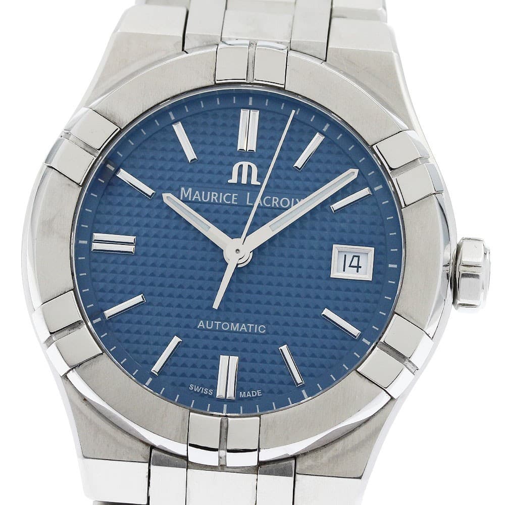 Maurice Lacroix Aikon Automatic AI6007-SS002-430-1 39mm Blue Dial Swiss Watch