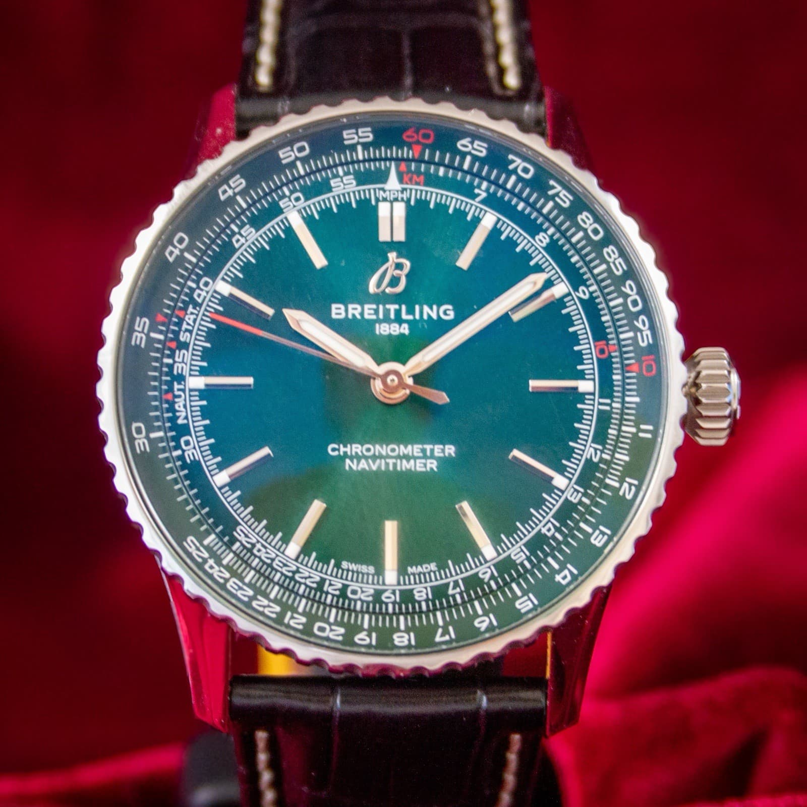 Breitling Navitimer Automatic 41mm Green Dial (A17329371L1P1) B+P