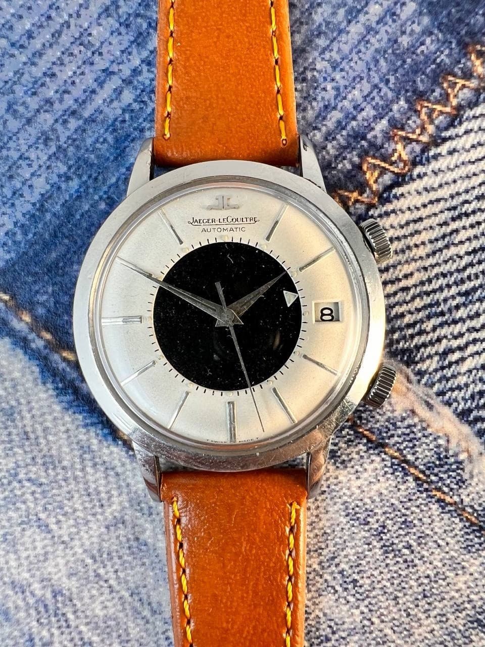Jaeger Le Coultre Alarm Memovox 1960 Ref.E855 Case 37mm Automatic Caliber K825