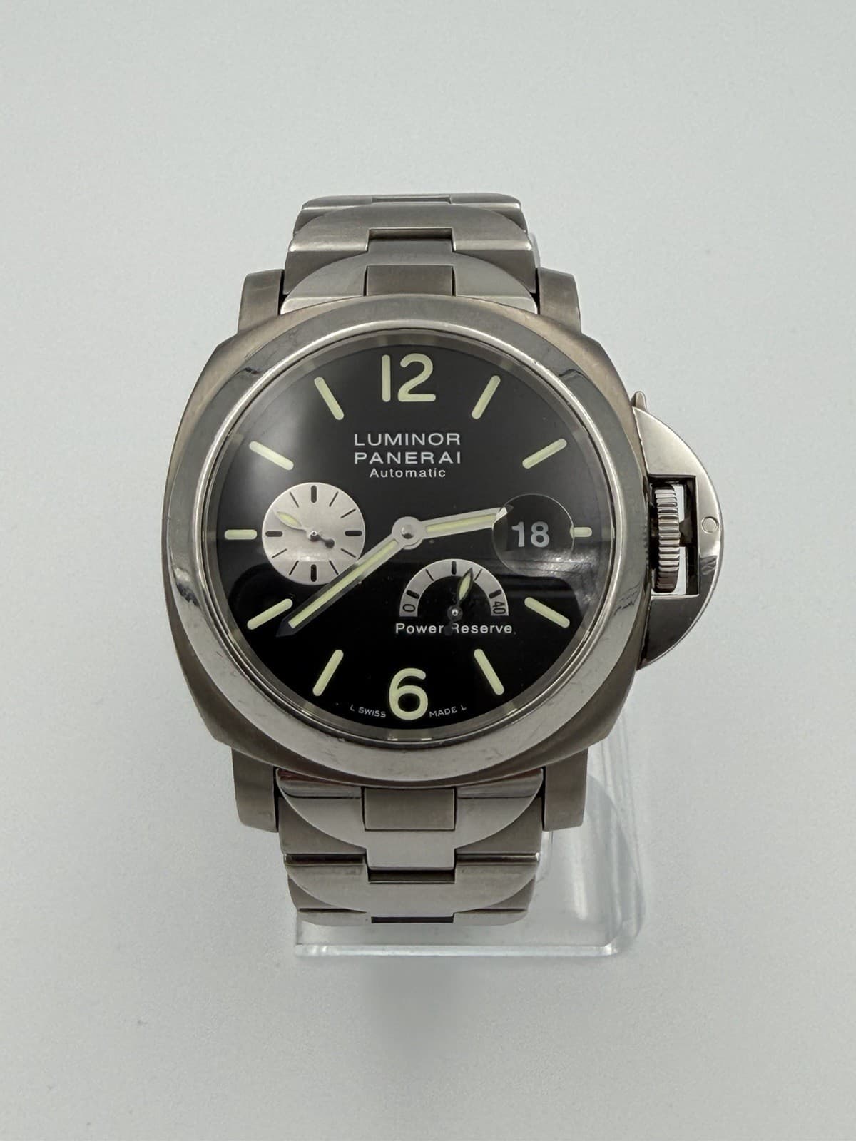 Panerai Luminor 44mm Titanium/Steel Case & Bracelet Men’s Watch PAM00171 PAM 171