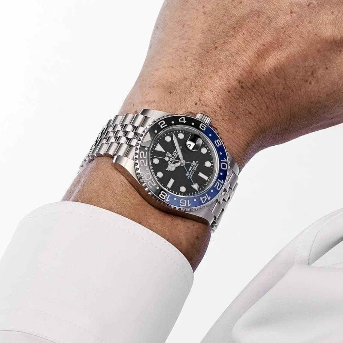 Rolex GMT Master II 40mm Batgirl Jubilee Bracelet 126710BLNR