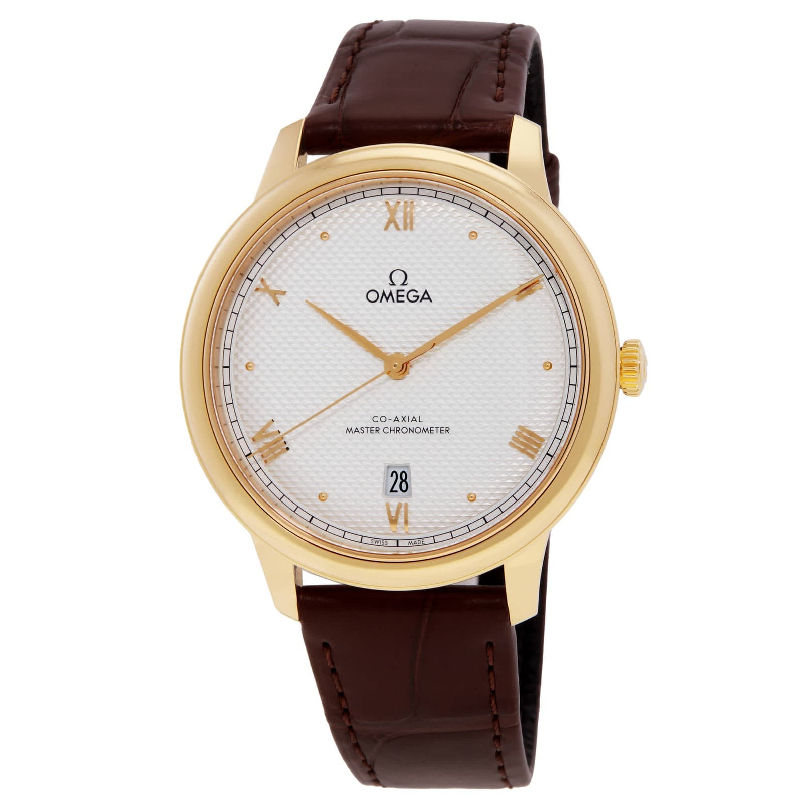 Omega De Ville Prestige Automatic Chronometer Silver Dial Men's Watch