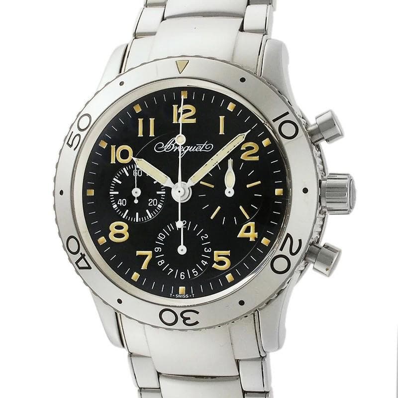 Breguet Aéronavale Type XX Chronograph 3800ST / 92 / SW6 Stainless Steel #IPW084