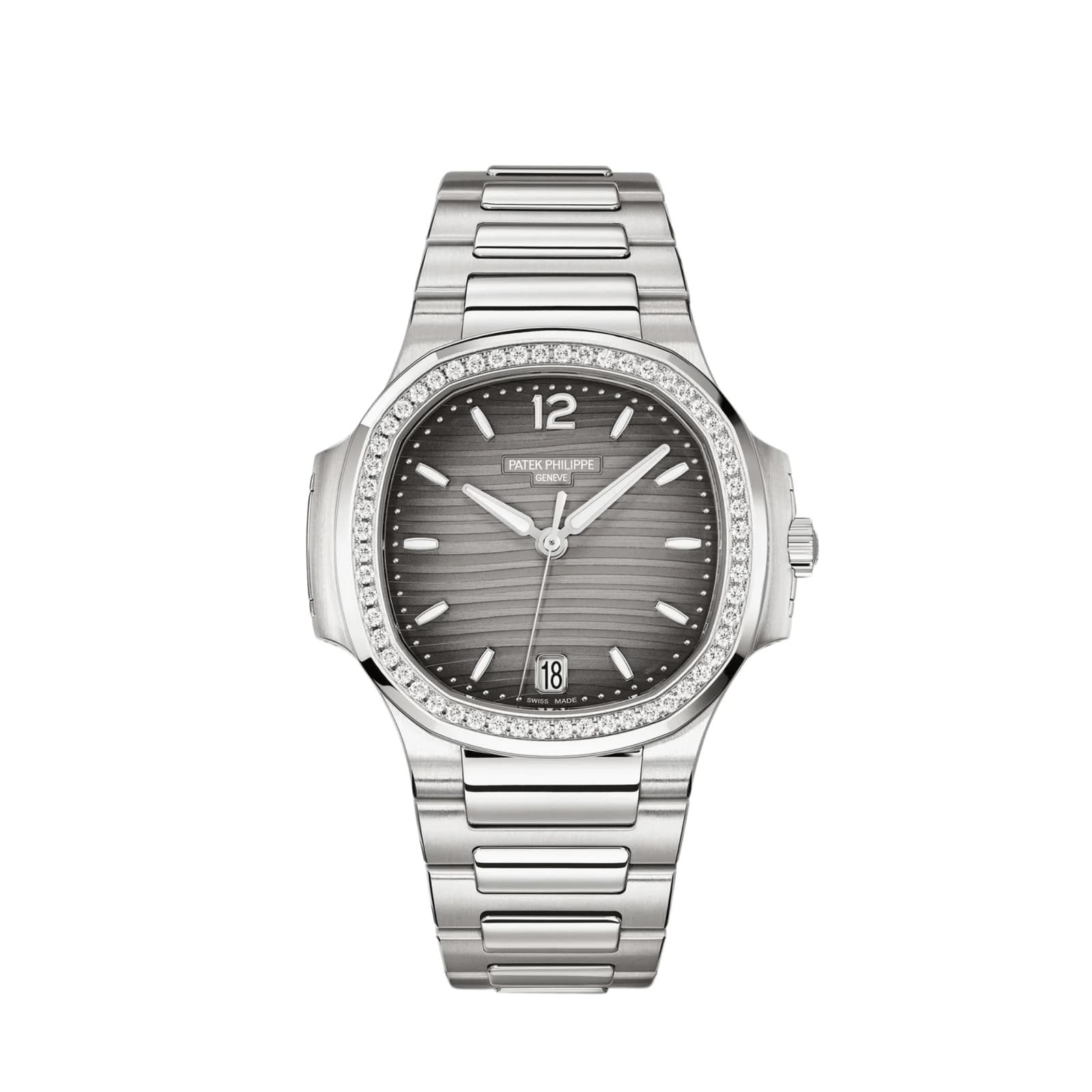 Patek Philippe Nautilus 7118/1200A-011 'Ladies' Stainless Steel Grey Dial