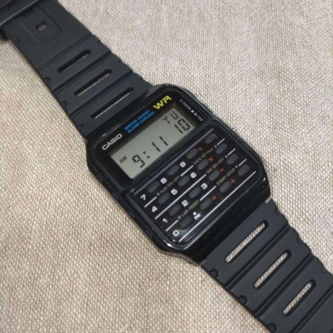 CASIO wristwatch CA-53W, frameless WR