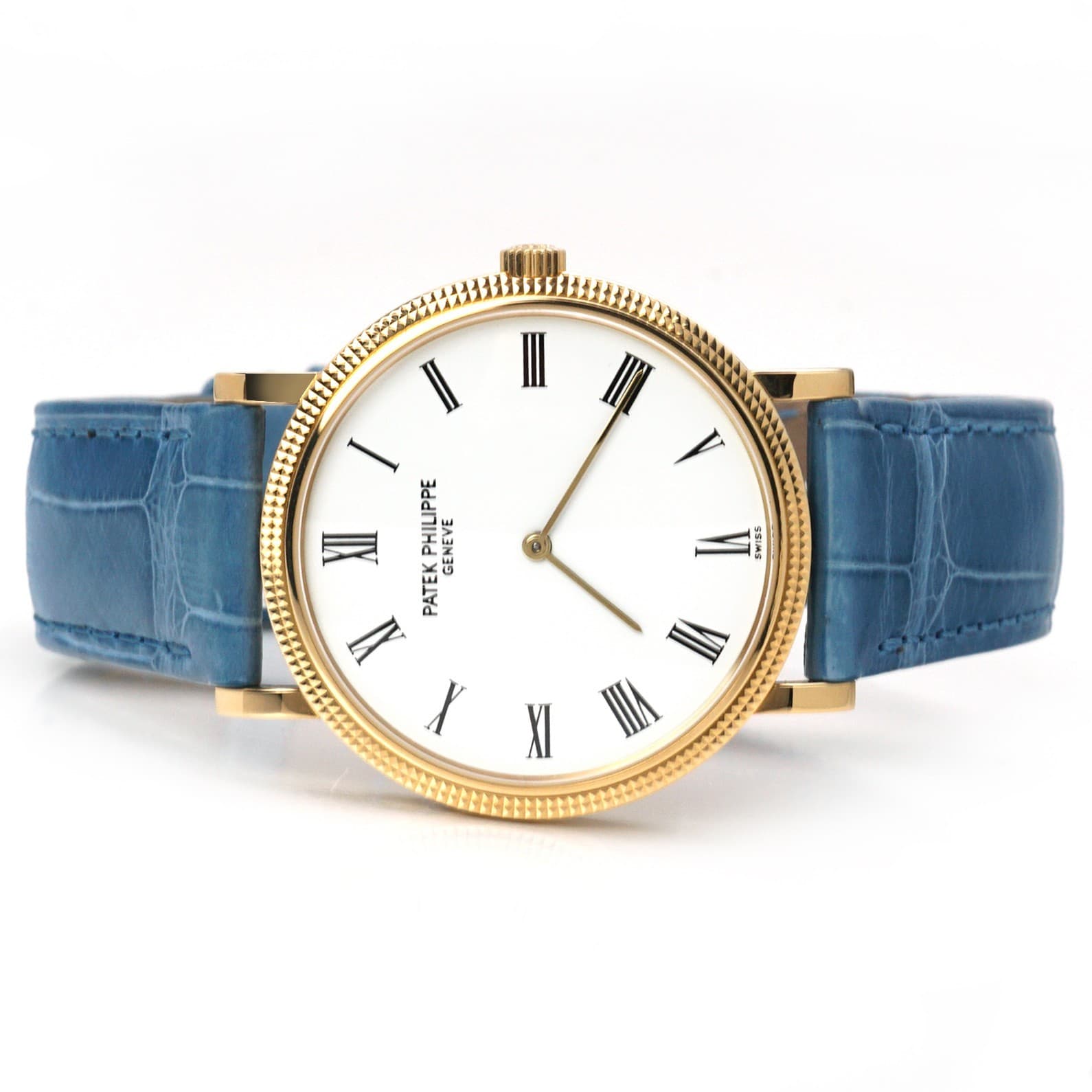 Patek Philippe Calatrava 5120J Clous de Paris Bezel – Enamel Dial – Box & Papers