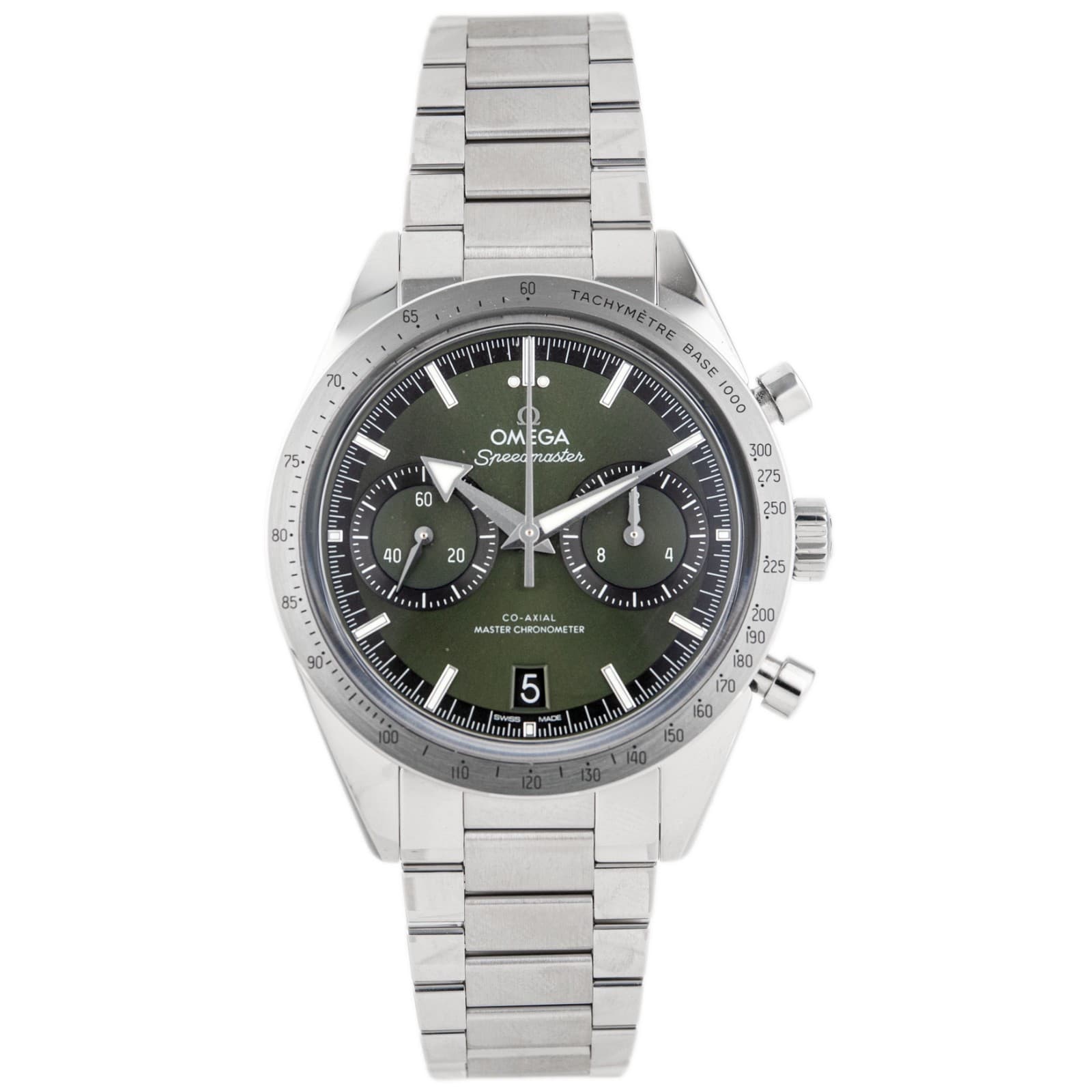 Omega Speedmaster 57 Stainless Steel Green 40.5mm 332.10.41.51.10.001 Full Set