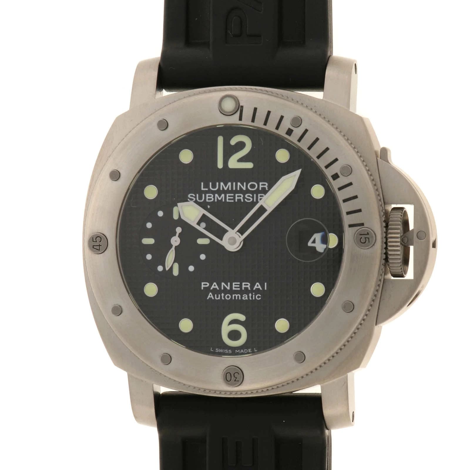 Panerai Luminor Submersible PAM00025 / OP6689 Stainless Steel / Rubber #DW2225