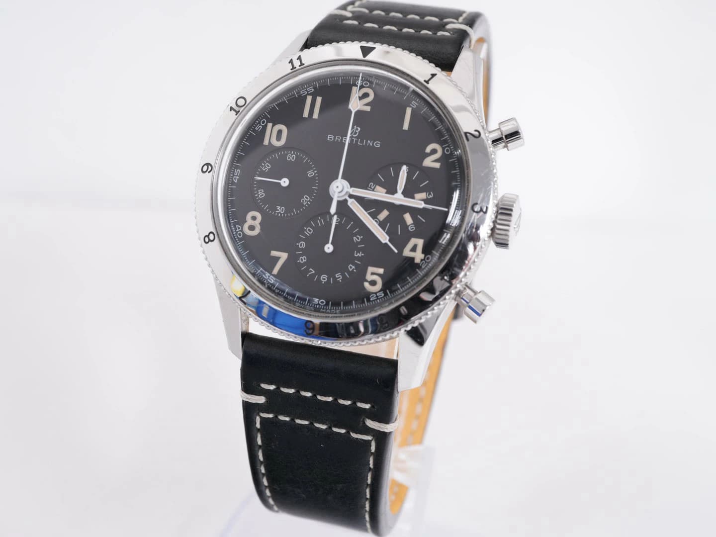 Breitling Classic Avy 765 1953 AB0920 Stainless Steel 41mm Black Dial #WJW049