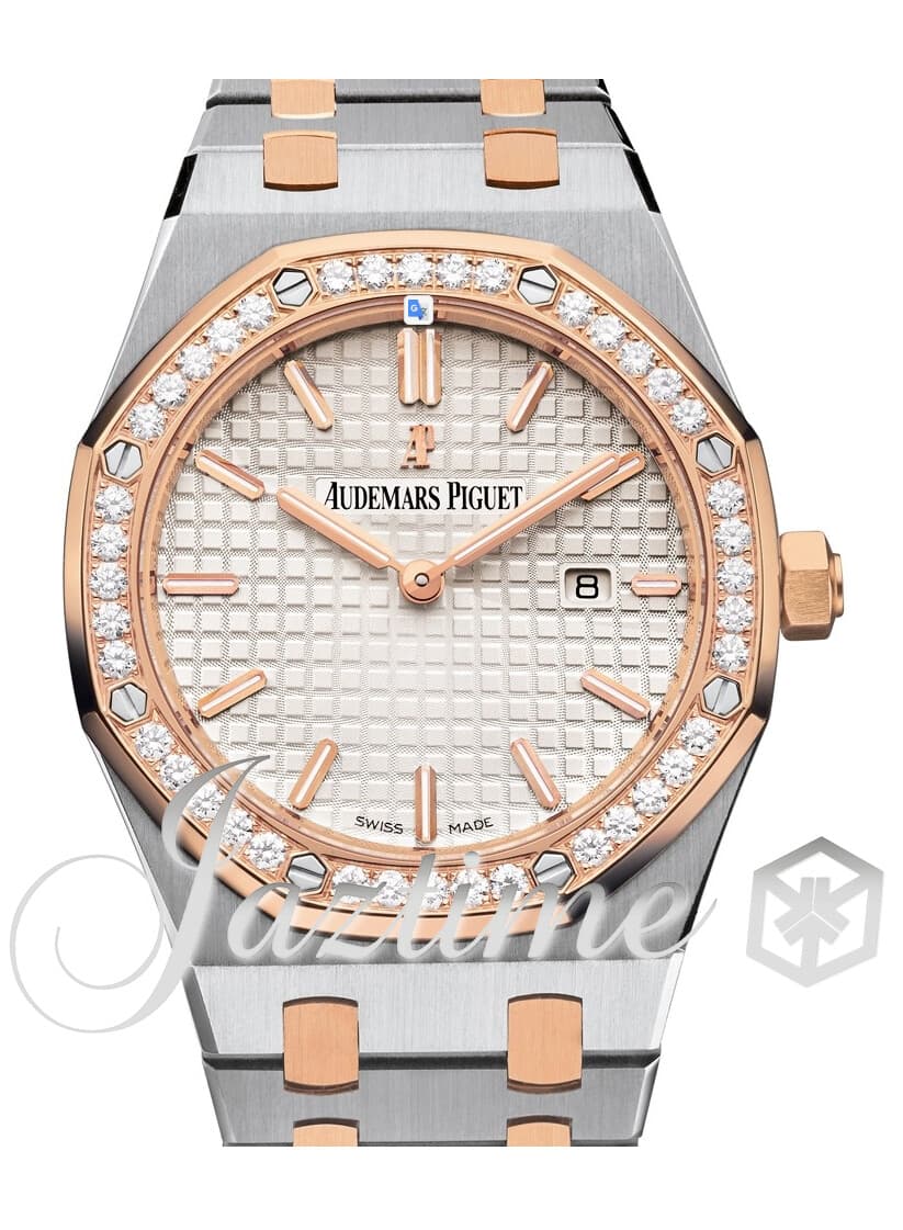 Audemars Piguet Royal Oak Rose Quartz 33mm Diamond 67651SR.ZZ.1261SR.01 PAPERS
