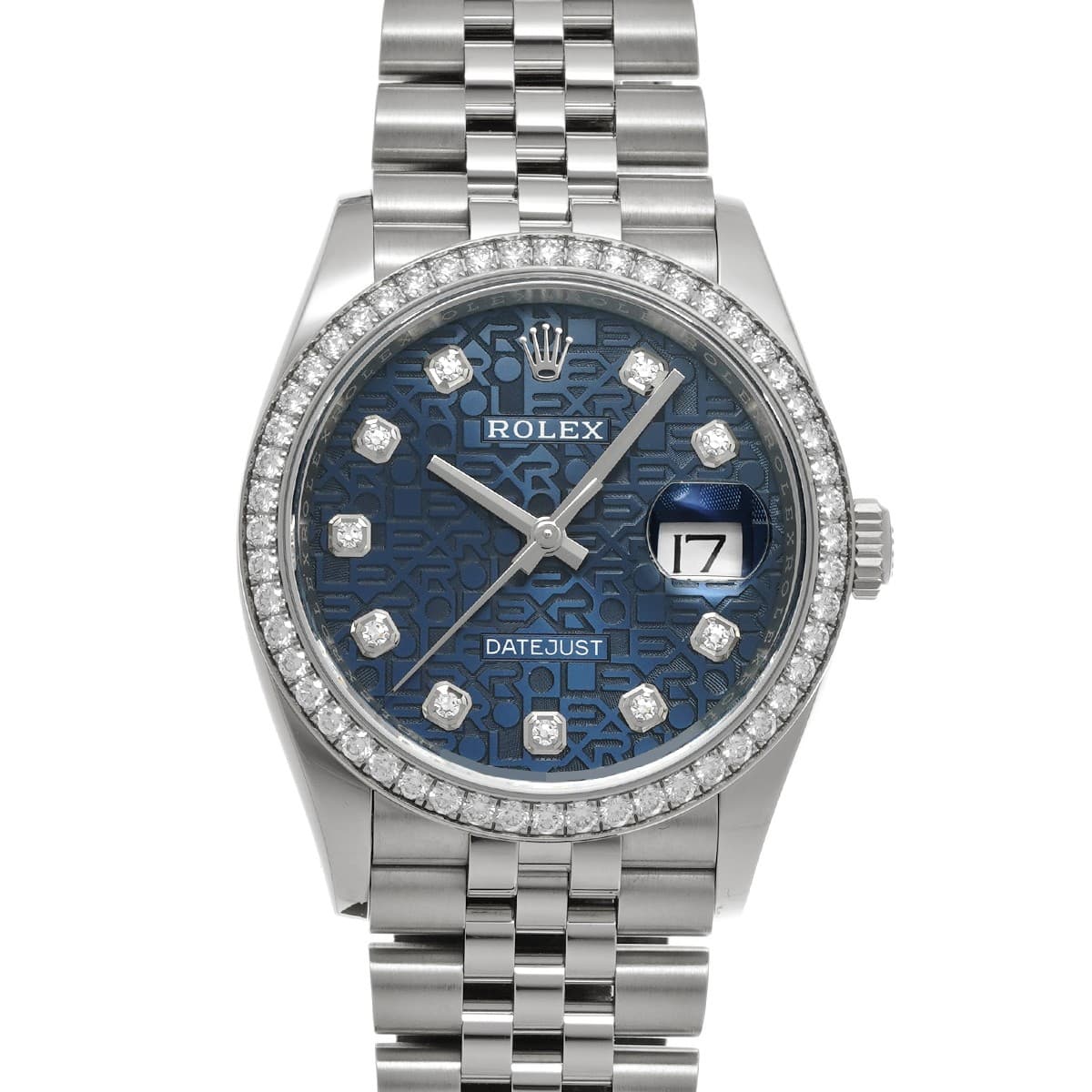 ROLEX Datejust 36 126284RBR Bright Blue Computer/Diamond WATCH 734709