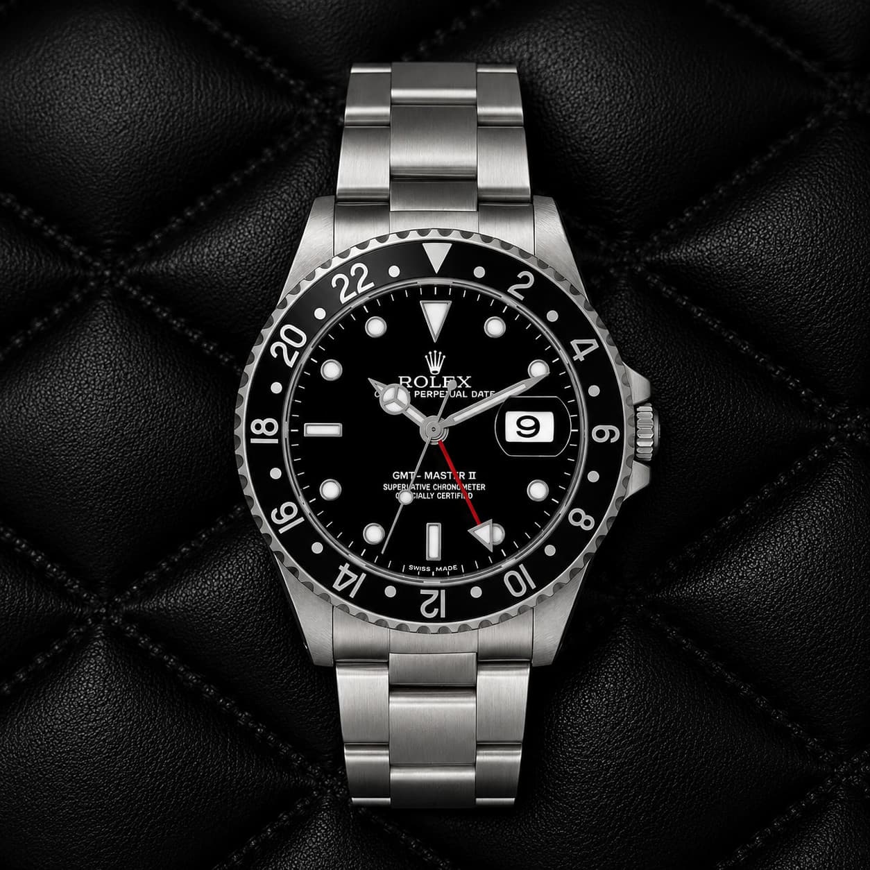 Rolex GMT-Master II "All-Black" Pre-Ceramic Stainless Steel Black Dial 16710LN