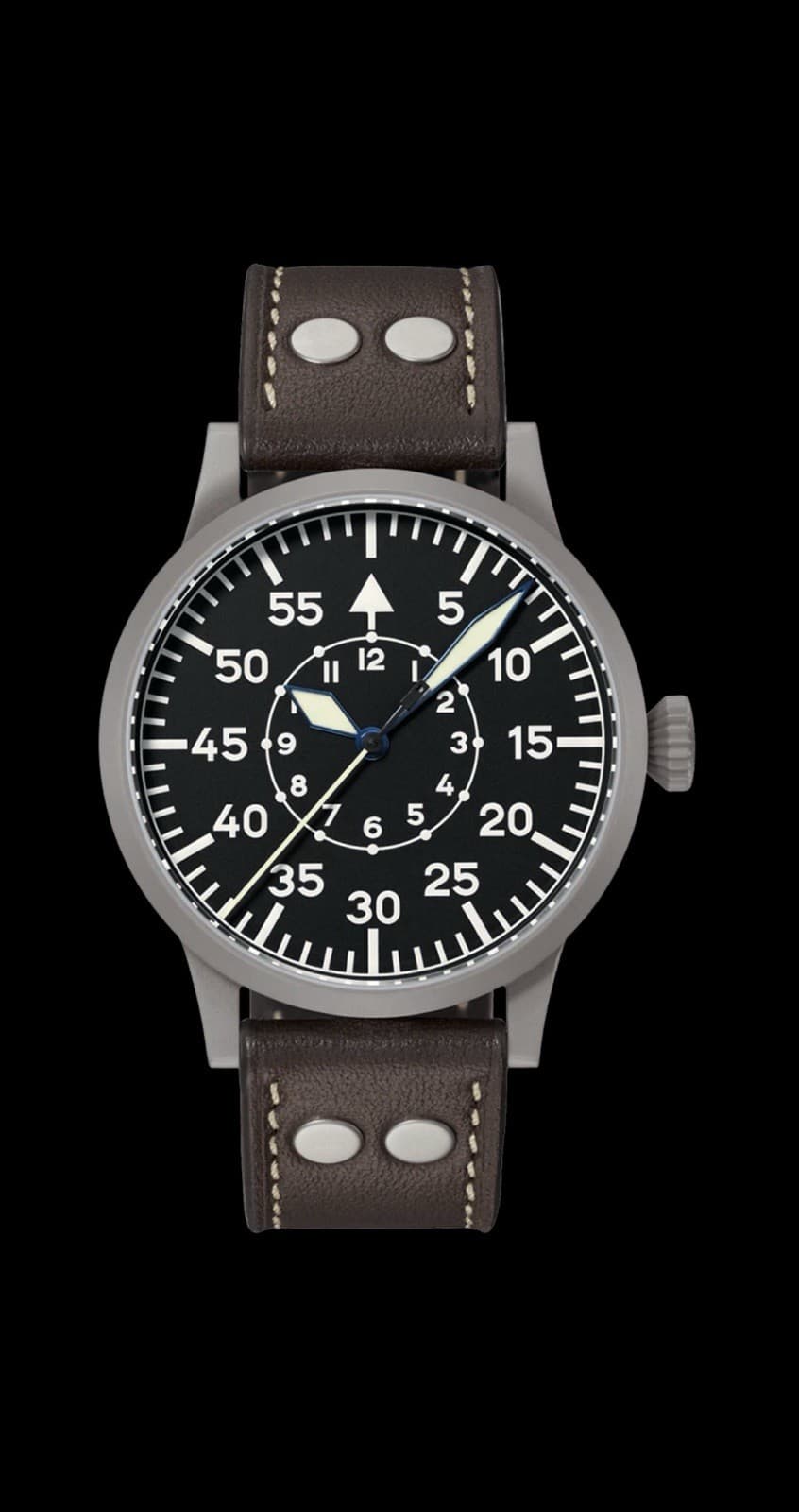 Laco Dortmund Hand Wind Pilot Flieger Watch with Box and Papers Excellent
