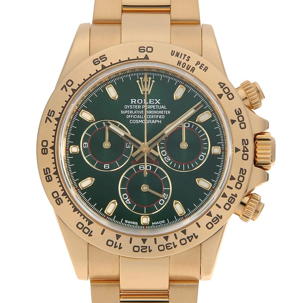 ROLEX Cosmograph Daytona 116508 green Random Number second hand mens