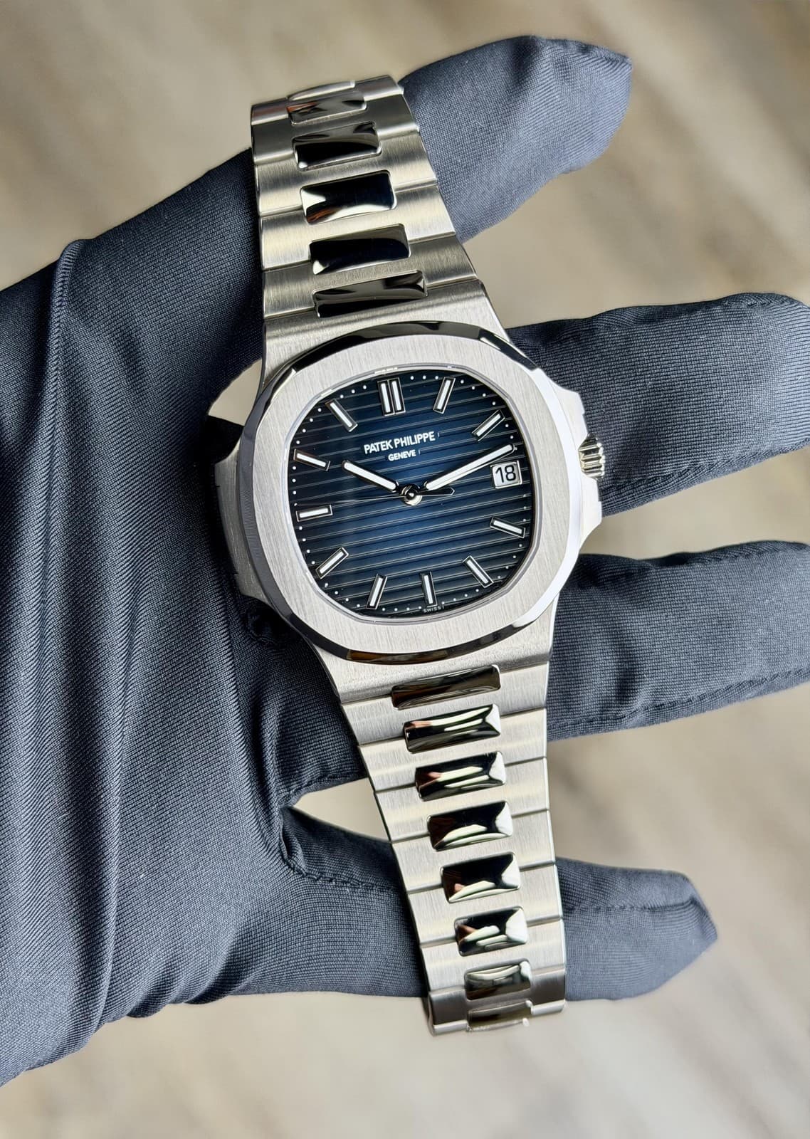 Patek Philippe Nautilus Blue Sunburst Index 2023 5811/1G-001