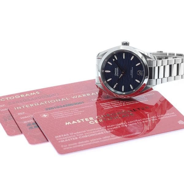 OMEGA SEAMASTER AQUA TERRA 220.10.34.20.03.001 34mm SS Navy #C21698