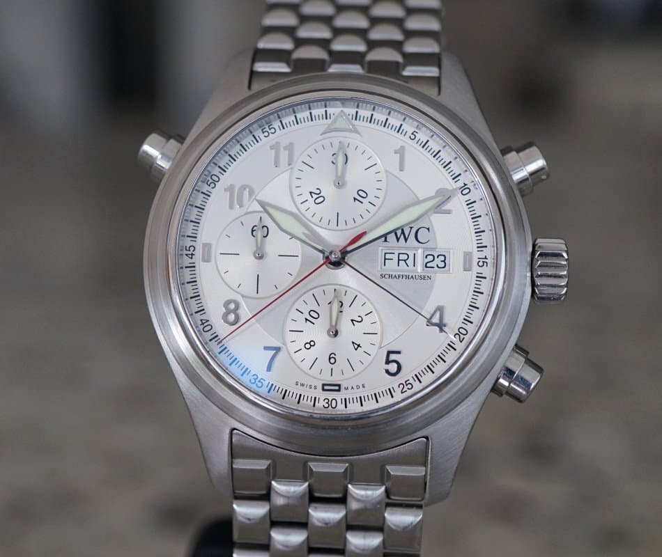 IWC 3713 Doppelchronograph Spitfire Pilots Watch, Ref: IW3713-48