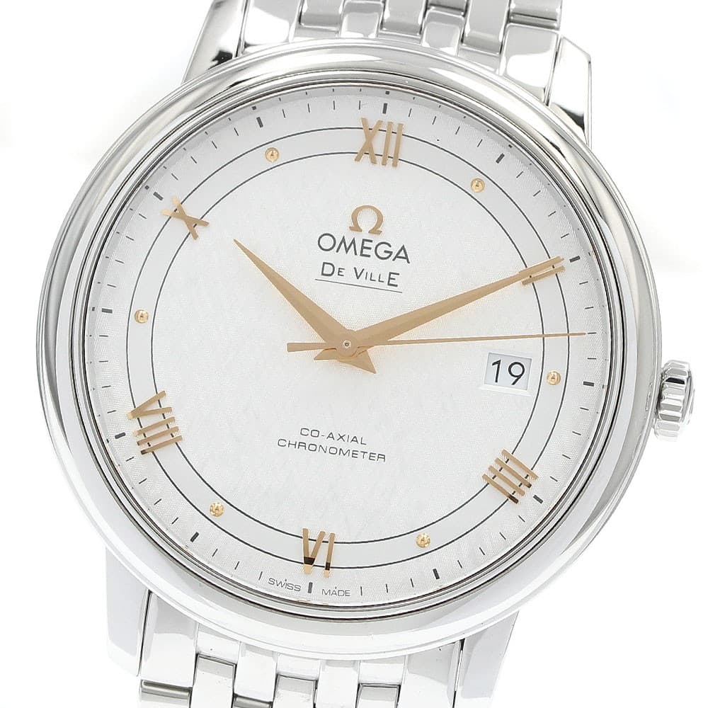 OMEGA 424.10.40.20.02.004 De Ville Prestige Date Automatic Men's Watch G0824