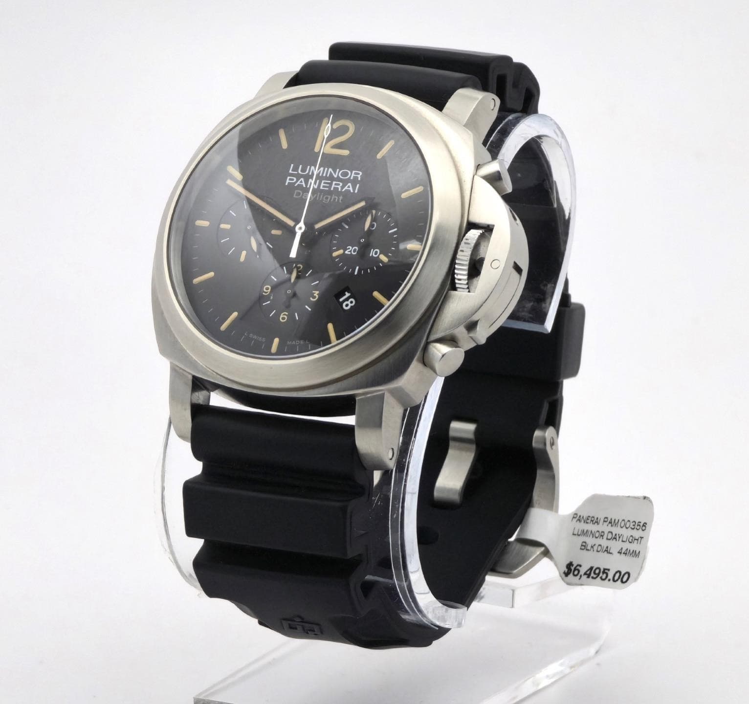 VIDEO! PANERAI PAM00356 DAYLIGHT LUMINOR 44mm COMPLETE! NICE! RARE!