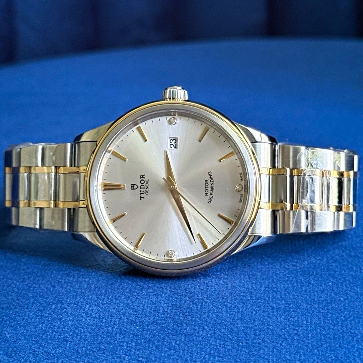 Tudor Style M12703-0005 Stainless-steel and 18ct Yellow-gold Automatic Watch