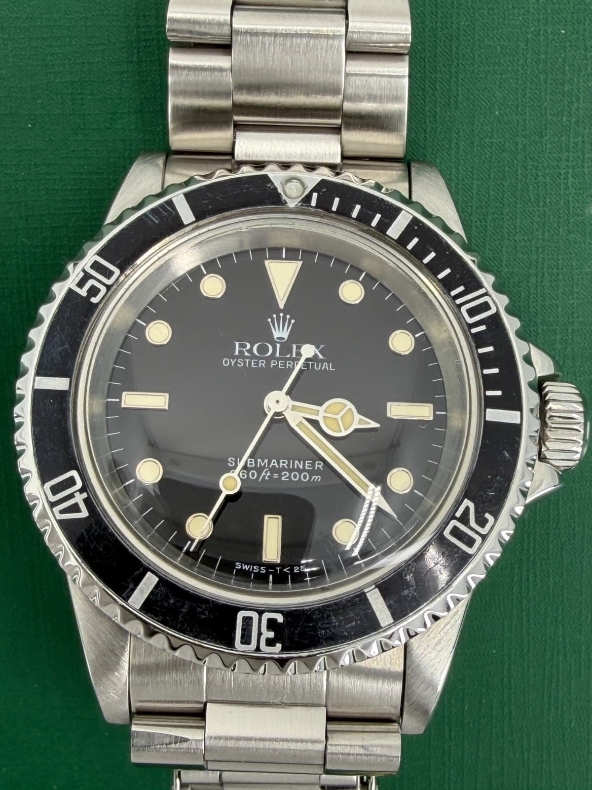 Vintage 1966 Rolex Submariner No Date Model 5513