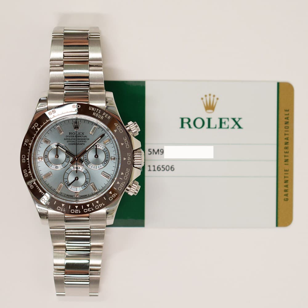 2017 Rolex Cosmograph Daytona, 116506, 40mm, Ice Blue Diamond Dial, Oyster Br...