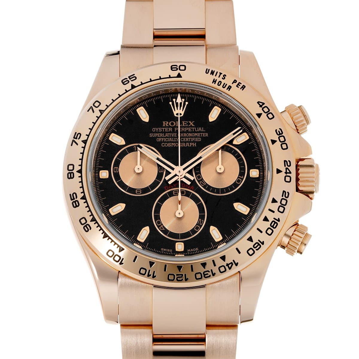ROLEX Cosmograph Daytona 116505 black/pink WATCH 739702