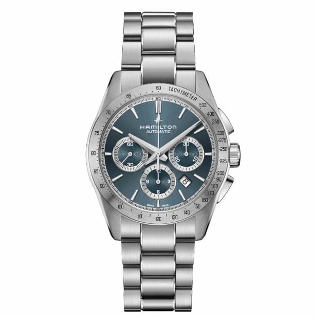 HAMILTON Jazzmaster Performer H36656140 Blue Chronograph Men's Watch New in Box​