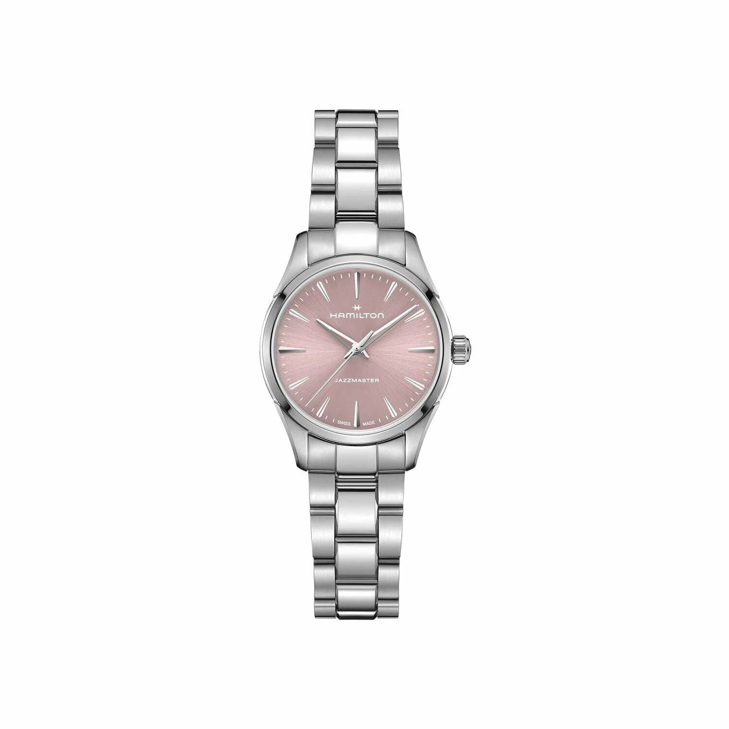 Hamilton Jazzmaster Quartz Watch H32301171 Watch Steel Women 32mm Pink