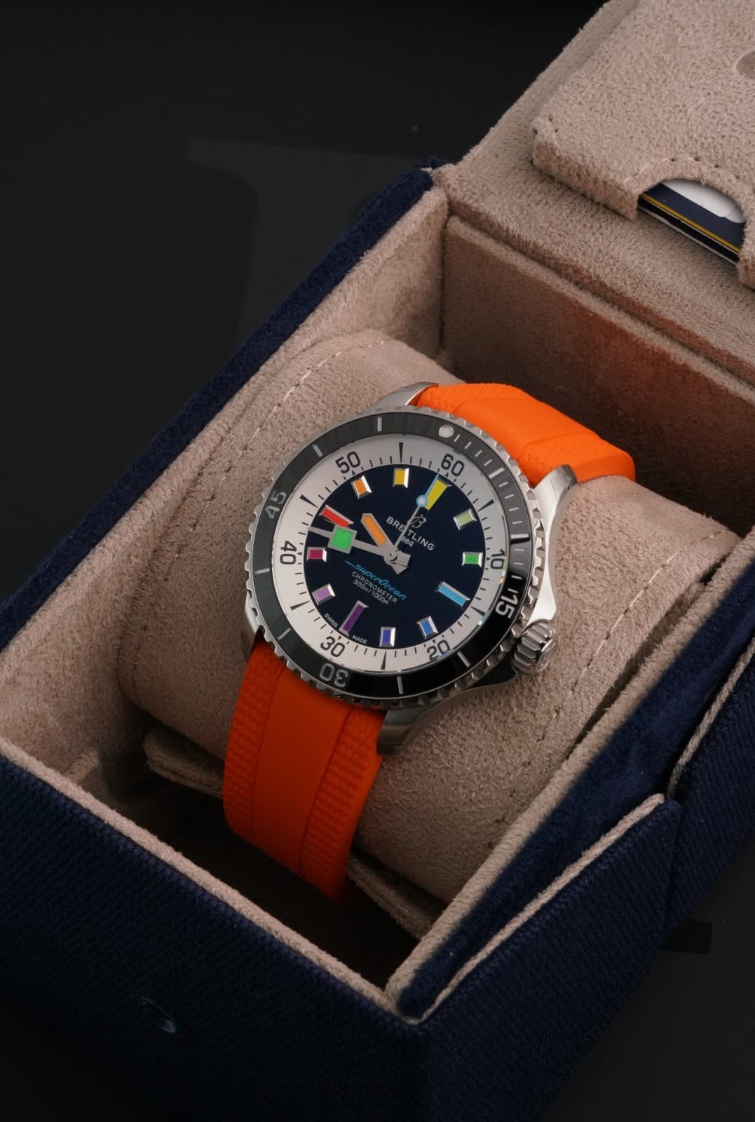 Breitling Superocean 42 Automatic Orange Unisex Watch A17375211B2S3