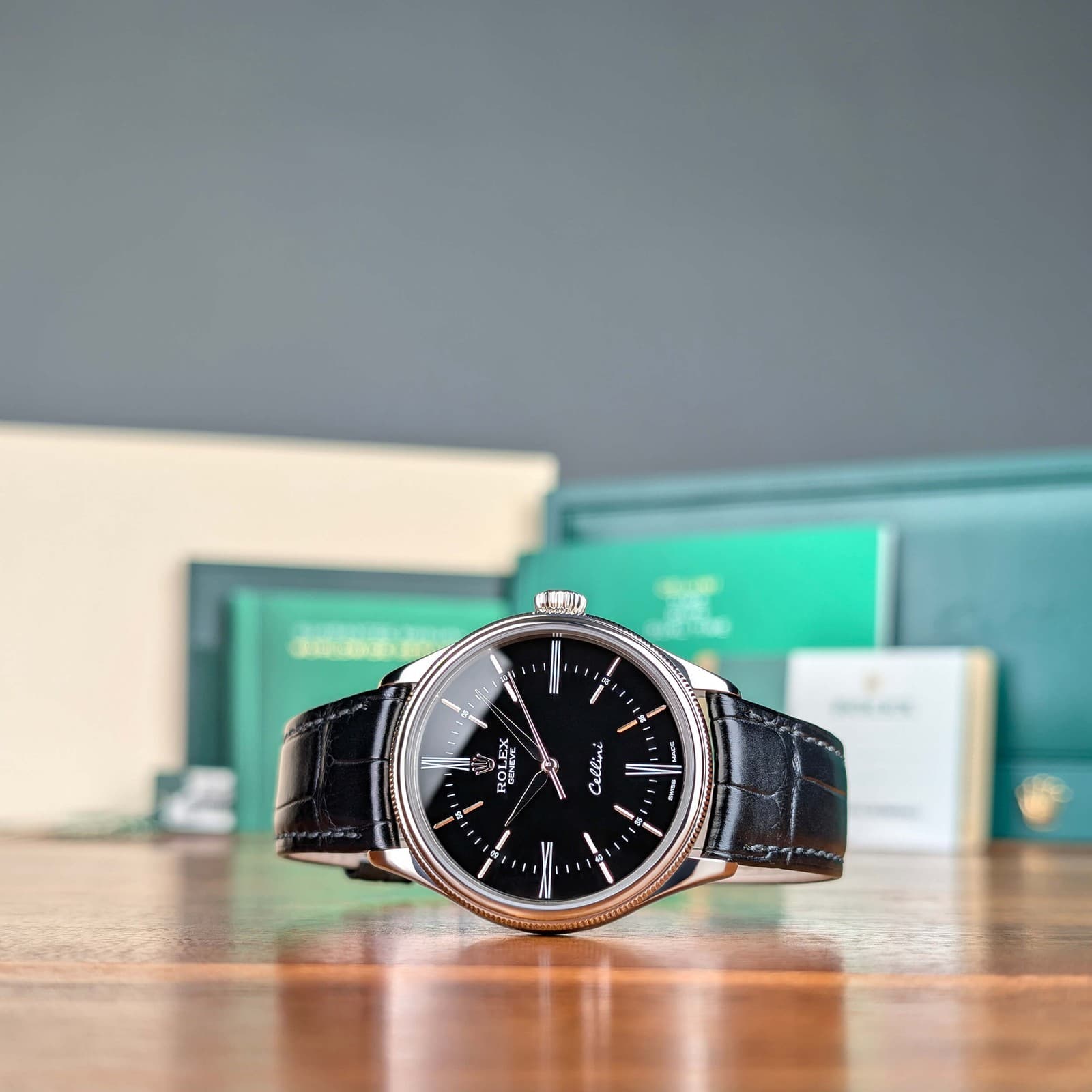 Virtually Unworn Complete Set Rolex Cellini Time 50509