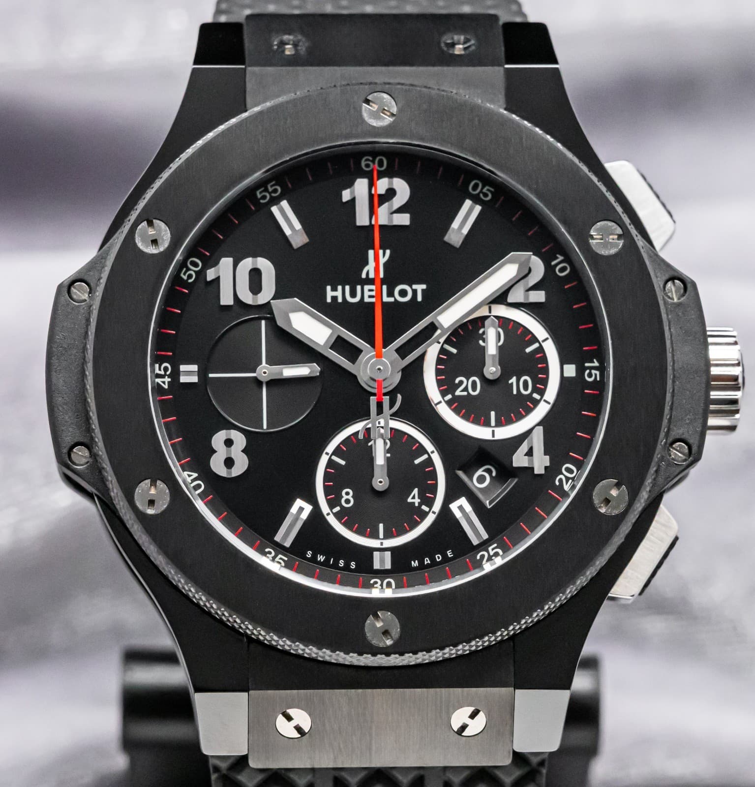 Hublot Big Bang 44 Black Magic $18K MSRP 2023 Papers Black Dial 301.CM.130.RX