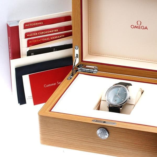 OMEGA De Ville Prestige 434.13.40.20.10.001 40mm SS Green Dial Watch #C4751