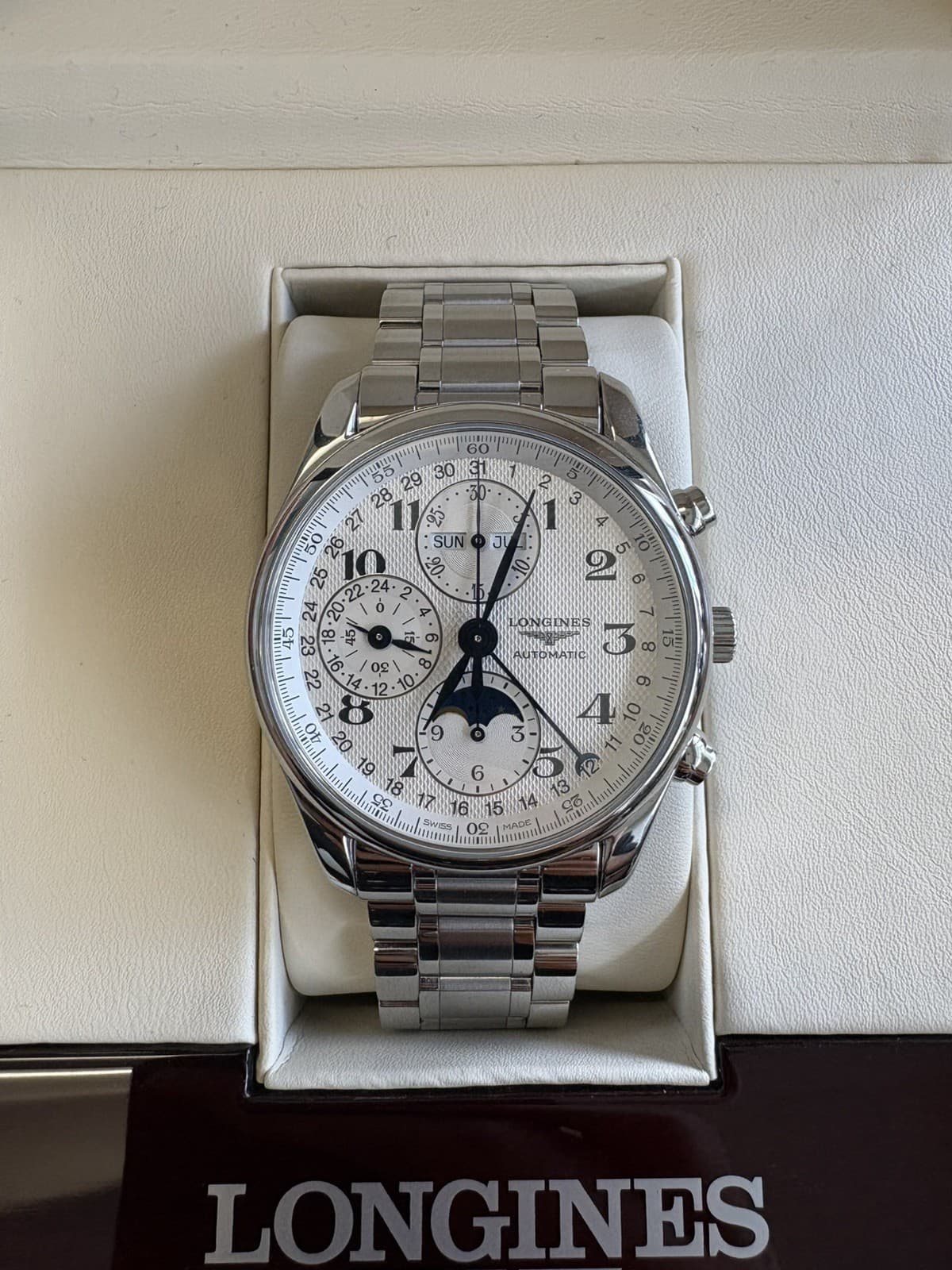LONGINES Master Collection 40mm Chrono Moonphase L2.673.4.78.6