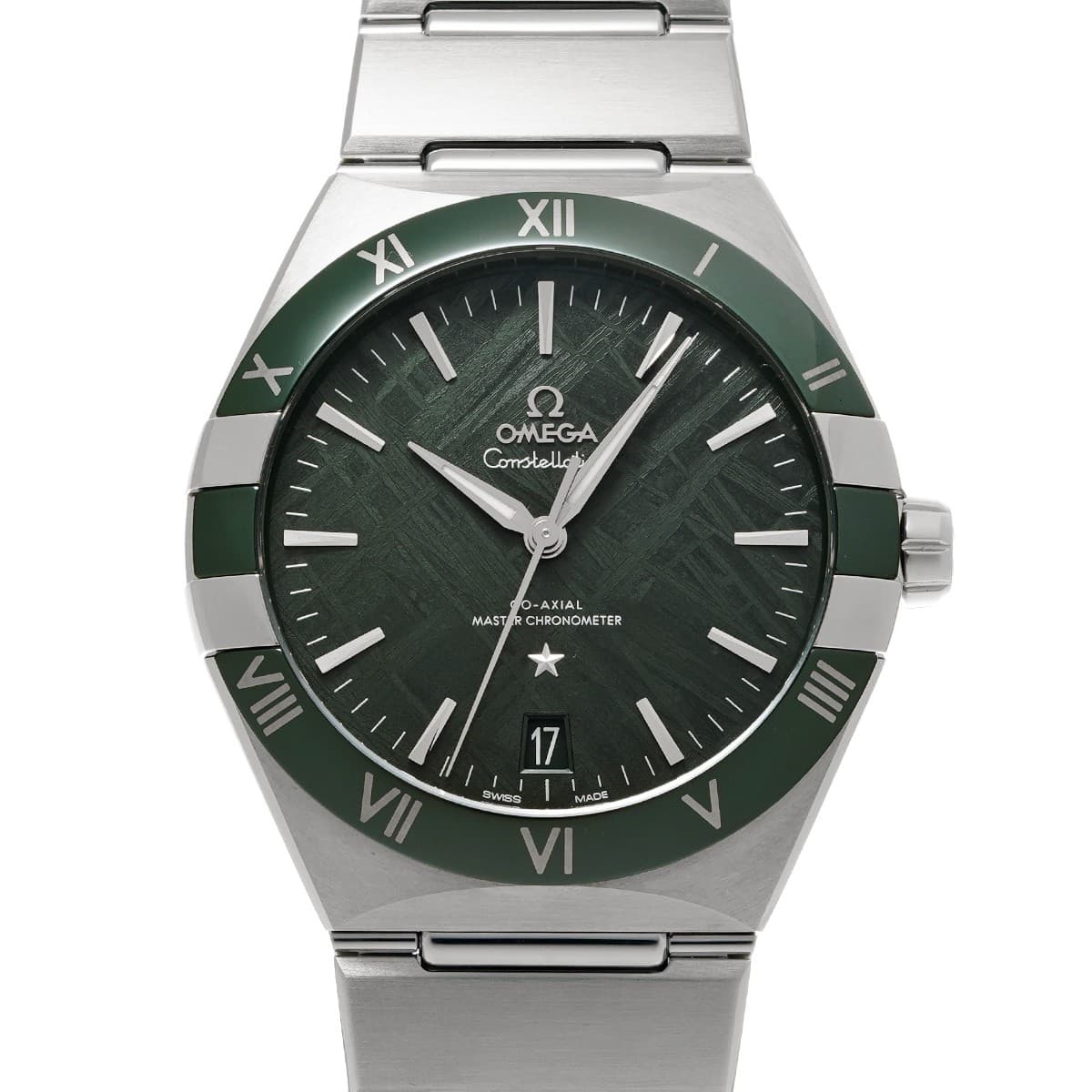 OMEGA Constellation Meteorite 131.30.41.21.99.002 Green Meteorite WATCH 713982