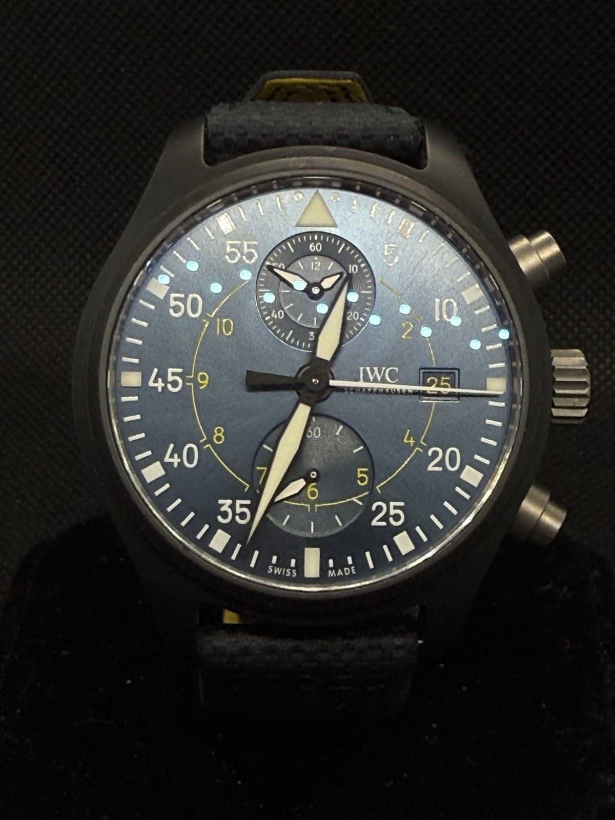 IWC Blue Angels Pilot's Watch Edition Chronograph IW389008 MSRP $10,900