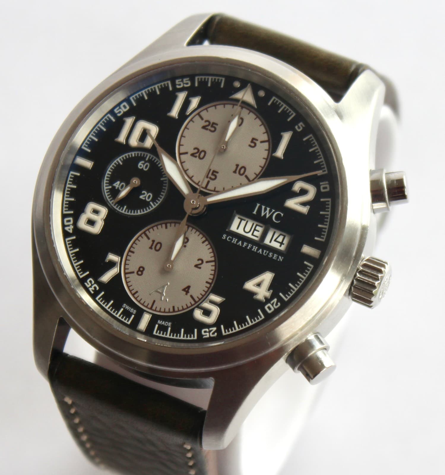 IWC Watch IW3717-09 SPITFIRE CHRONO-AUTOMATIC, 42mm, LIMITED EDITION, Box/Papers