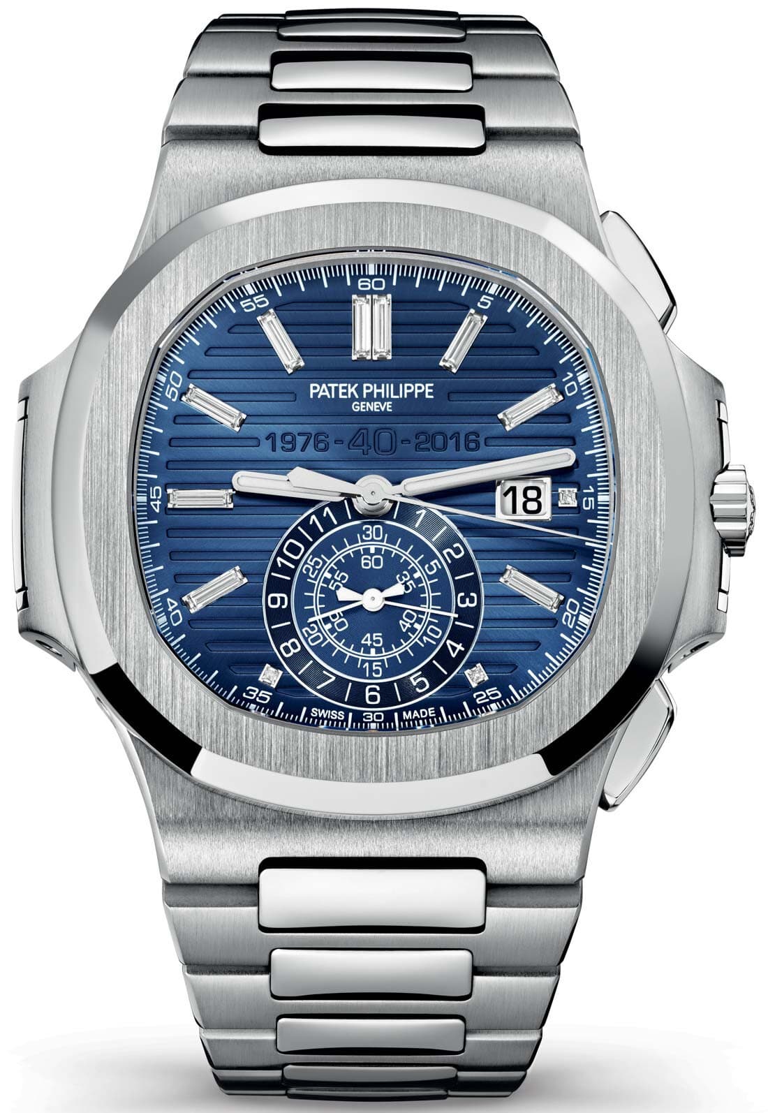 Patek Philippe 5976/1G Nautilus 40th anniversary 18kt White Gold Flyback Chrono