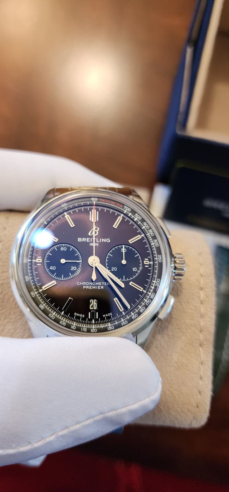 Breitling Premier B01 Green Dial - AB0118