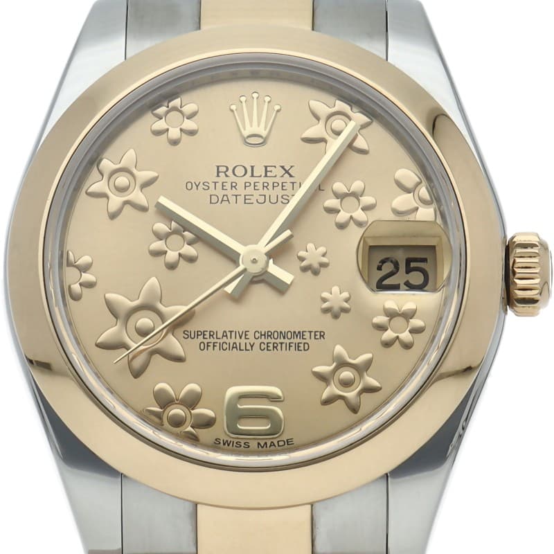 Rolex Datejust 31 178243(G) Gold 31mm Champagne Dial Automatic #LPW447