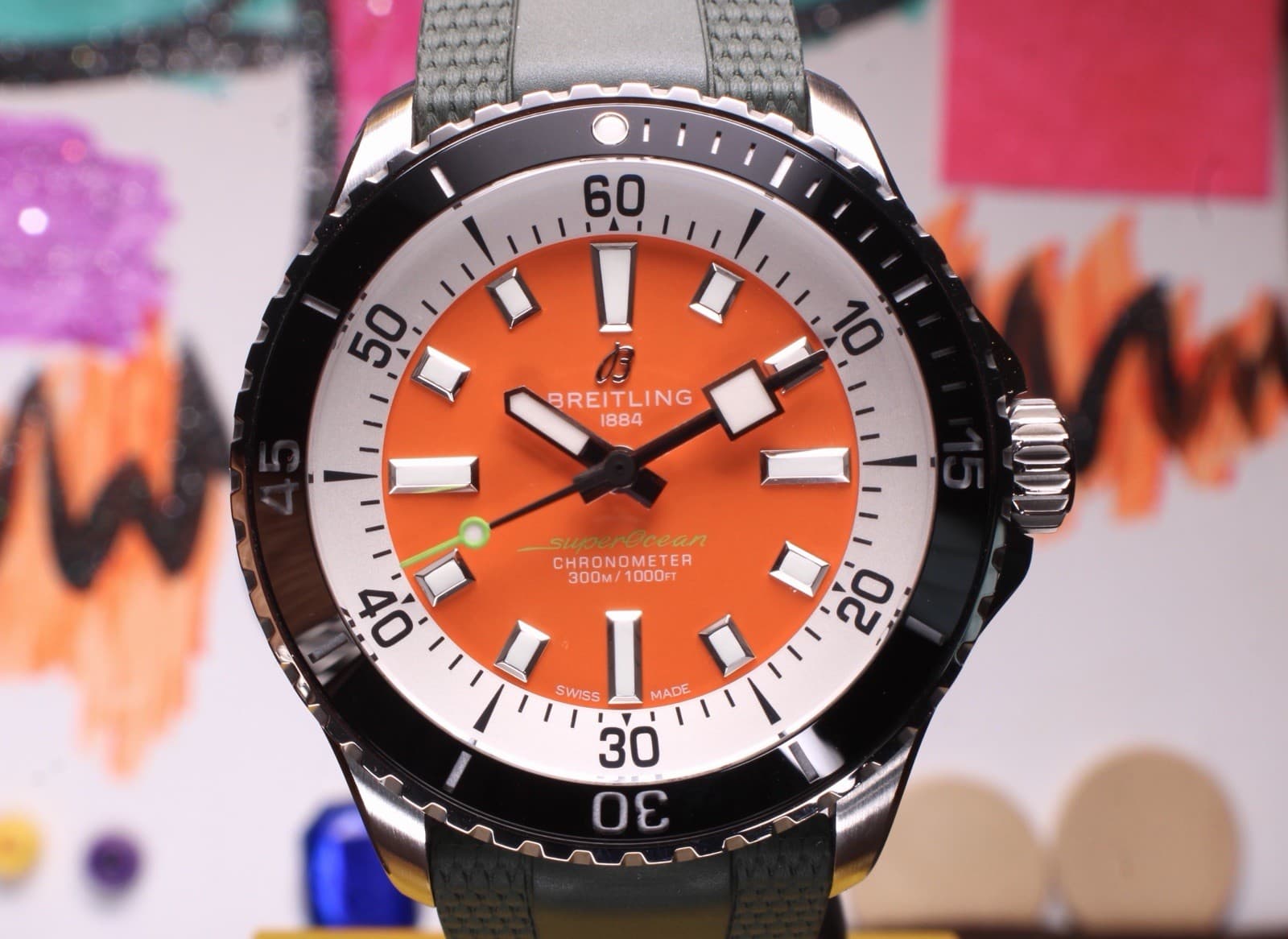 Breitling Superocean 42 Kelly Slater Limited Edition A173751A1O1S1 Orange