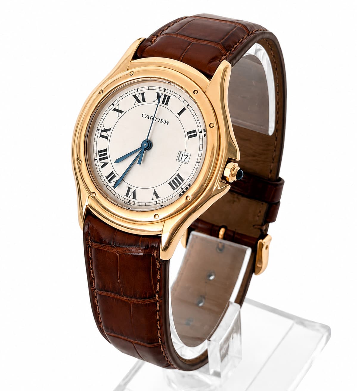 Cartier Panthère Cougar LM 887904C 18K Solid Yellow Gold 32MM Quartz Rank A