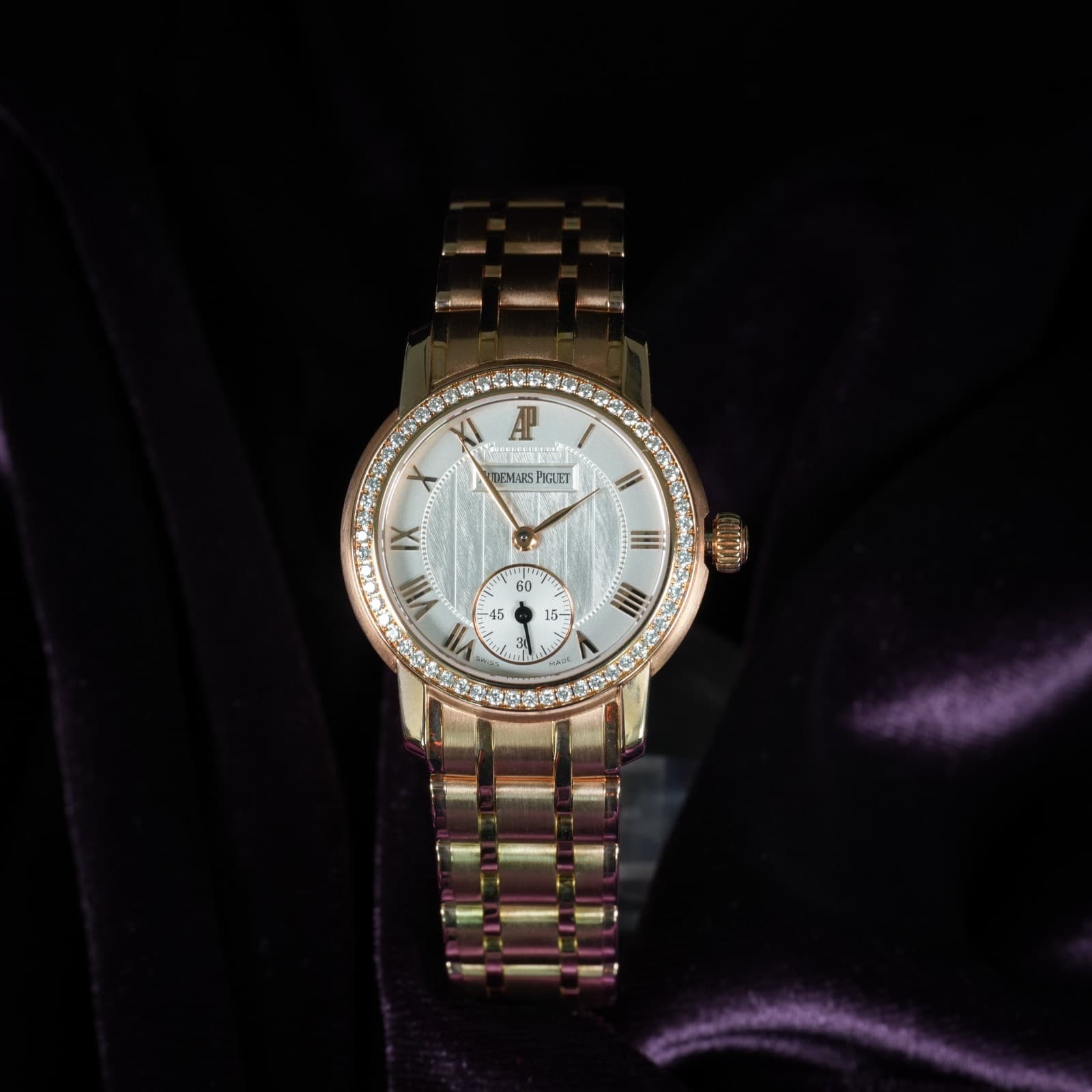 AP Jules Audemars | Full Set | 27mm Silver on 18K Rose Gold