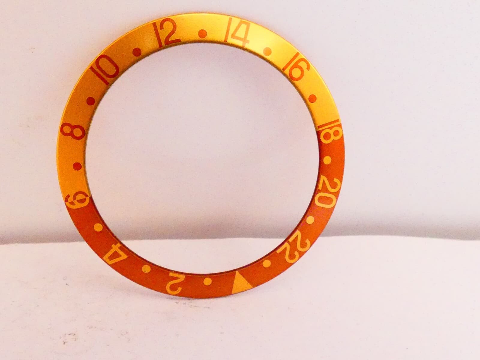 Rolex Insert bezel brown  gold GMT 1675 genuine Top Condition 100% Original
